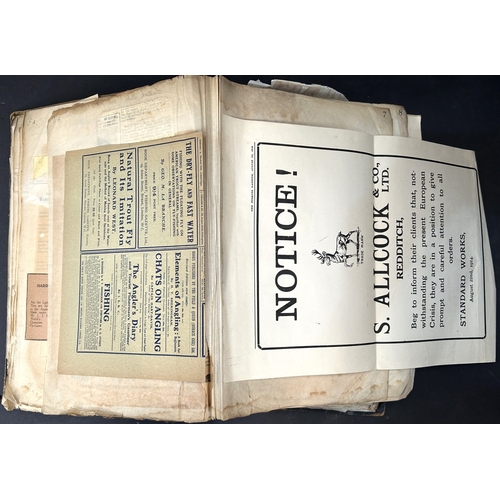 29 - A large file with letters, advertisements etc relating to Alcock & Co Fishing Tackle Makers.