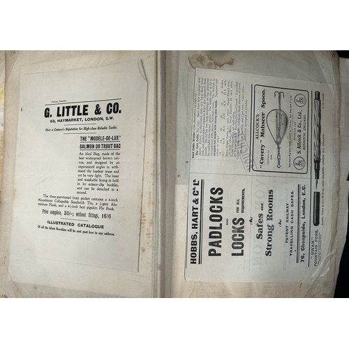 29 - A large file with letters, advertisements etc relating to Alcock & Co Fishing Tackle Makers.