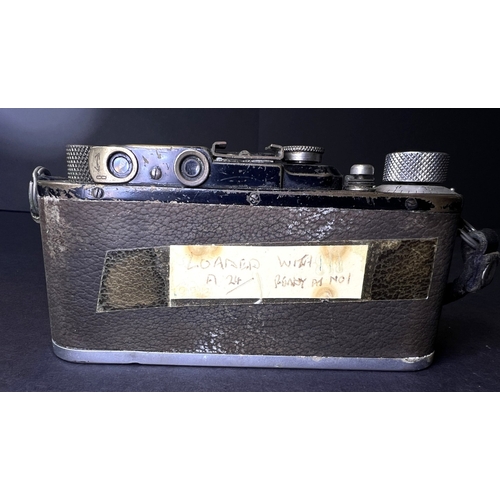 4 - A LEICA 35mm camera with 50mm lens and 35mm lens, serial number. 654440 (poor condition)NB: descript... 