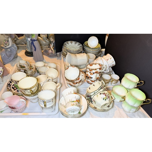 36 - A collection of various part sets of tea cups and saucers etc....