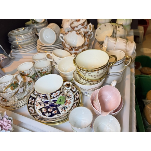 36 - A collection of various part sets of tea cups and saucers etc....