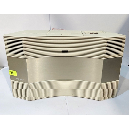 20 - BOSE acoustic music system in working condition....