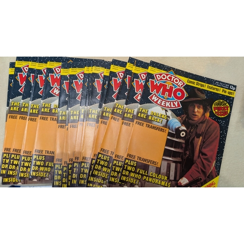 Marvel UK, 16 First issue of Doctor Who Weekly with transfers