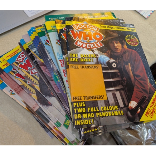 Marvel UK Doctor Who Weekly issue #1 five copies and many other issues