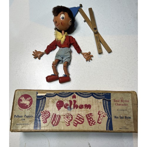 A vintage 'Noddy' Pelham puppet (requires re-stringing) and a selection ...