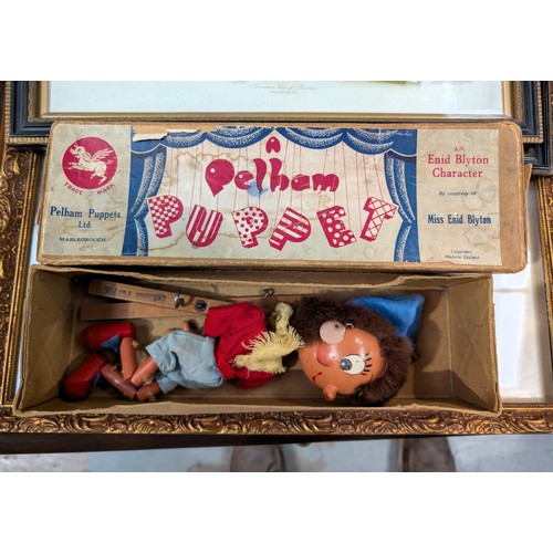 A vintage 'Noddy' Pelham puppet (requires re-stringing) and a selection ...