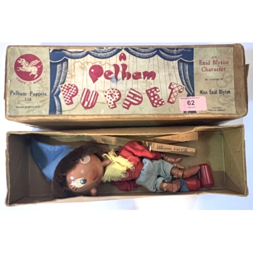 A vintage 'Noddy' Pelham puppet (requires re-stringing) and a selection ...