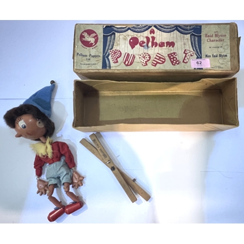 A vintage 'Noddy' Pelham puppet (requires re-stringing) and a selection ...
