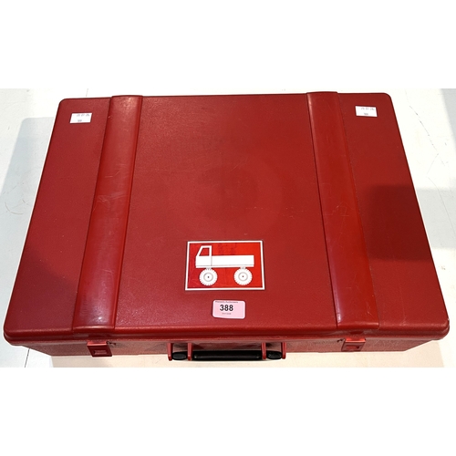 306 - CVK Fishertechnik cased vintage construction set with six trays of various materials to build cars b... 