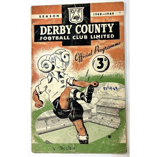225 - Football programmes collection 1944/45 War Cup Blackpool v Bolton Wanderers 7th April 1945, 1945/46 ... 