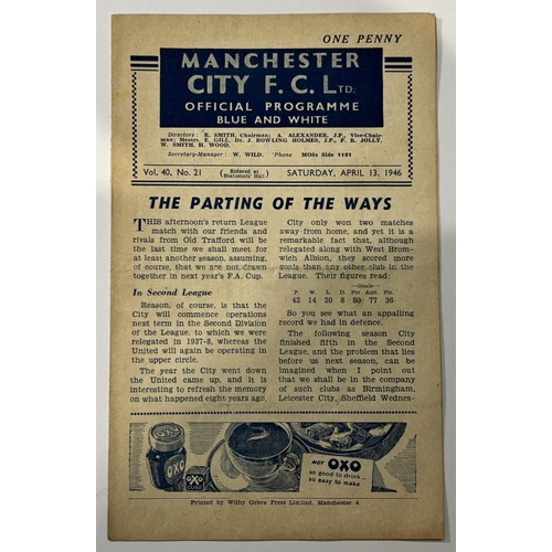 225 - Football programmes collection 1944/45 War Cup Blackpool v Bolton Wanderers 7th April 1945, 1945/46 ... 