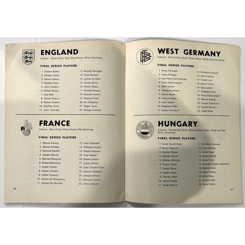 225A - 1966 World Cup finals in England newspaper match reports presented in two SCRAP BOOKS covering footb... 