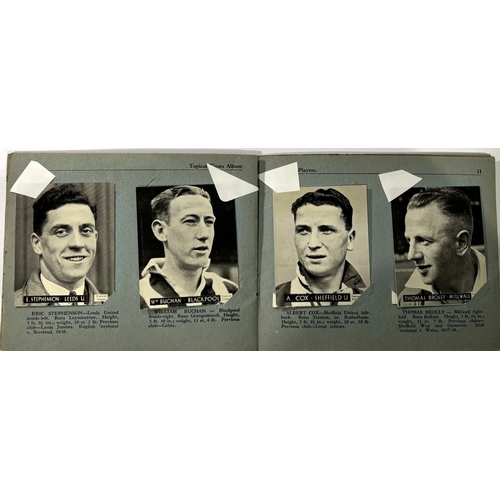 226 - 1930's Topical Times Footballers Panel Portraits Album containing (1936) Panel Portraits (coloured) ... 
