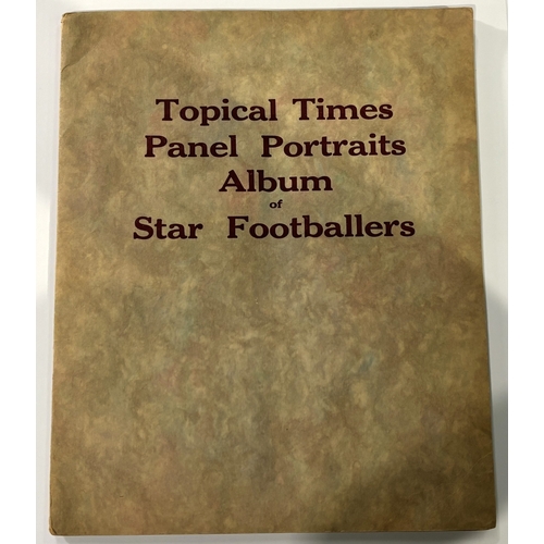 226 - 1930's Topical Times Footballers Panel Portraits Album containing (1936) Panel Portraits (coloured) ... 