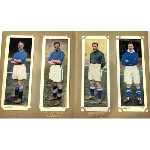 226 - 1930's Topical Times Footballers Panel Portraits Album containing (1936) Panel Portraits (coloured) ... 