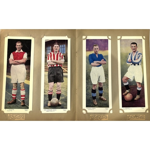 226 - 1930's Topical Times Footballers Panel Portraits Album containing (1936) Panel Portraits (coloured) ... 