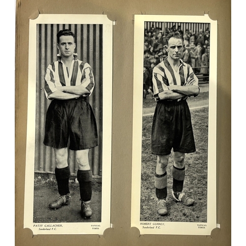 226 - 1930's Topical Times Footballers Panel Portraits Album containing (1936) Panel Portraits (coloured) ... 