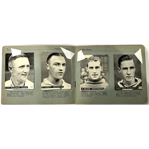 226 - 1930's Topical Times Footballers Panel Portraits Album containing (1936) Panel Portraits (coloured) ... 