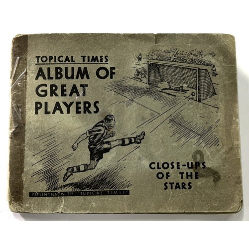 227 - Topical Times footballer cards 1937 Triple Portraits 5/8 plus a further 14 cards included cut from t... 