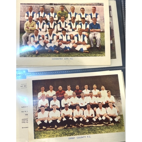 227A - Collection of Sports memorabilia 1938 Shermans Pools Famous Teams cards full set (37/37); 1971/72 Fo... 