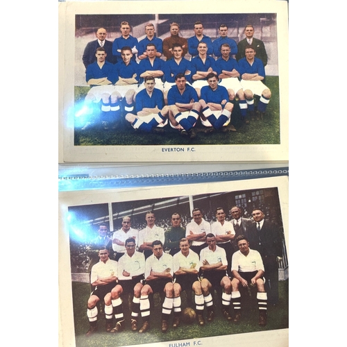 227A - Collection of Sports memorabilia 1938 Shermans Pools Famous Teams cards full set (37/37); 1971/72 Fo... 