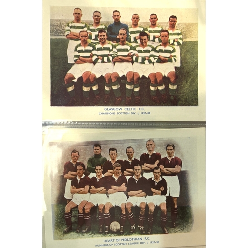227A - Collection of Sports memorabilia 1938 Shermans Pools Famous Teams cards full set (37/37); 1971/72 Fo... 