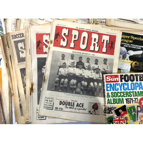 227A - Collection of Sports memorabilia 1938 Shermans Pools Famous Teams cards full set (37/37); 1971/72 Fo... 