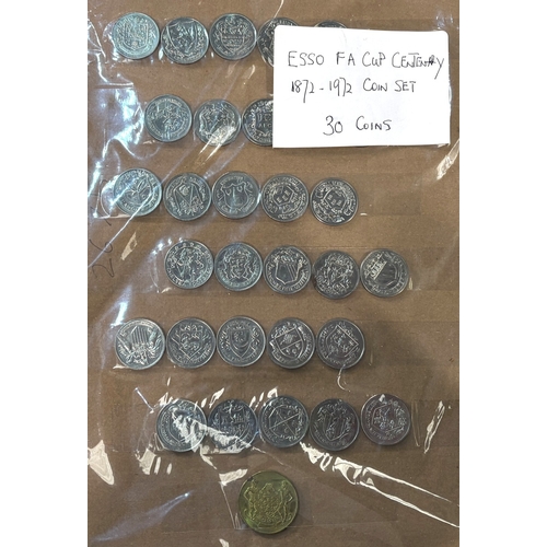 227A - Collection of Sports memorabilia 1938 Shermans Pools Famous Teams cards full set (37/37); 1971/72 Fo... 