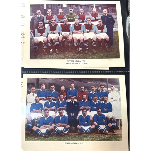 227A - Collection of Sports memorabilia 1938 Shermans Pools Famous Teams cards full set (37/37); 1971/72 Fo... 