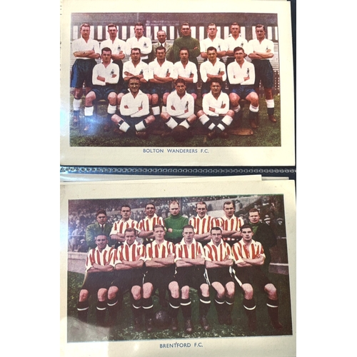 227A - Collection of Sports memorabilia 1938 Shermans Pools Famous Teams cards full set (37/37); 1971/72 Fo... 