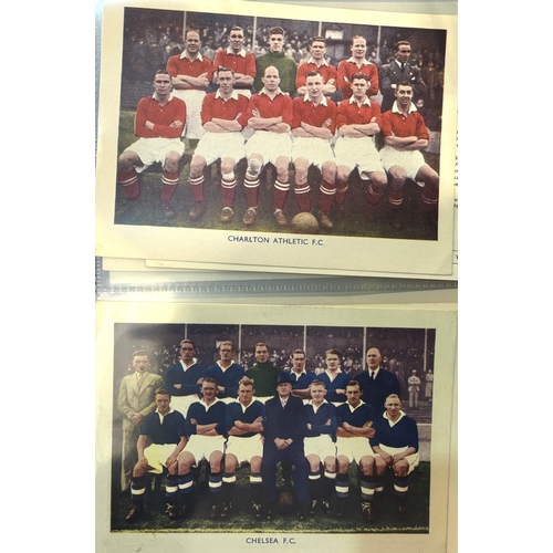 227A - Collection of Sports memorabilia 1938 Shermans Pools Famous Teams cards full set (37/37); 1971/72 Fo... 