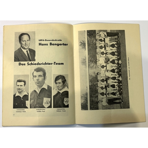 232A - 1970 European Cup Winners Cup Final Manchester City v Gornik Zabreze programme 29 April 1970; name, ... 