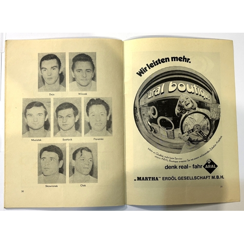 232A - 1970 European Cup Winners Cup Final Manchester City v Gornik Zabreze programme 29 April 1970; name, ... 