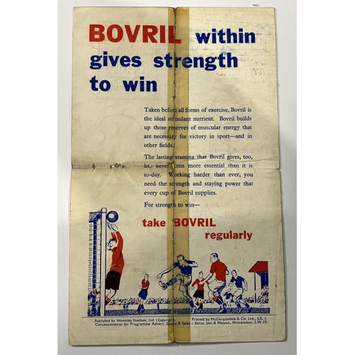 238A - 1941 Football League Cup Final programme Arsenal v Preston North End at Wembley 10 May 1941; faults,... 