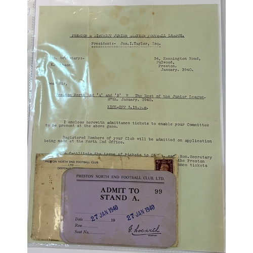 239 - Tom Finney of Preston North End/England memorabilia: the h/b book Finney – A Football Legend by Paul... 