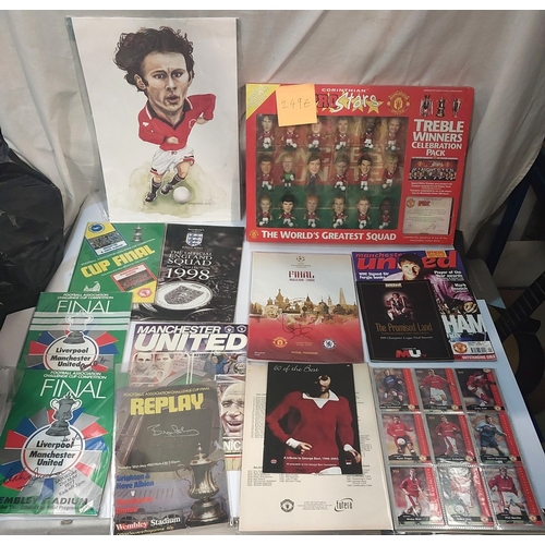 249E - Signed Cup Final programmes, pictures, posters and Manchester United memorabilia.