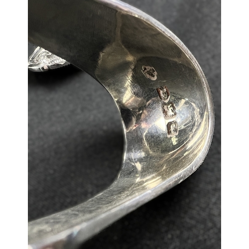 529 - Nine Kings pattern hallmarked silver teaspoons and tongs, 12.2ozt