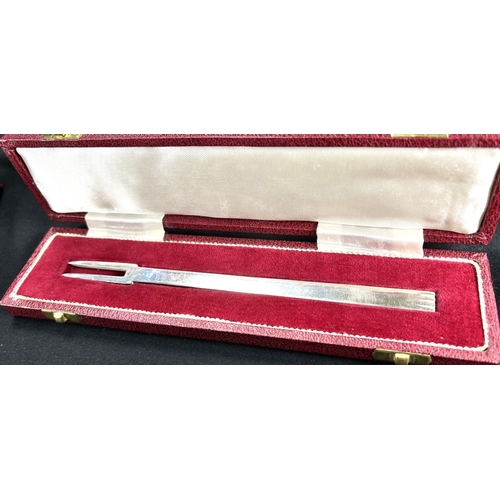 615 - A boxed hallmarked silver Churchill dish, Limited Edition, a boxed commemorative Silver Jubilee pick... 