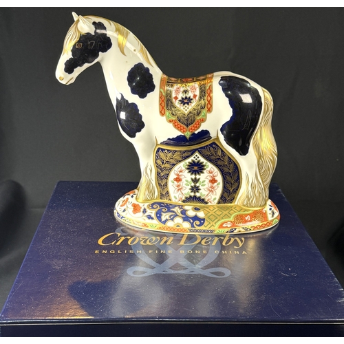 460A - A Royal Crown Derby limited edition Appleby Stallion 580 / 1000, with certificate and box