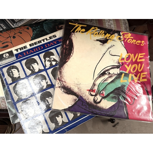276 - A selection of LPs including The Beatles, T Rex, Sting, Fleetwood Mac etc