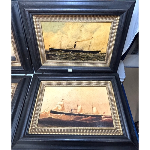 66 - A modern textured print portrait of a woman, prints of ships etc