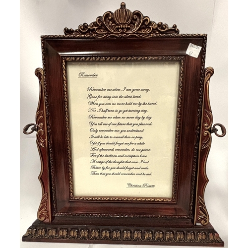 67 - A selection of clocks, boxes, mirror etc