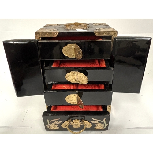 67 - A selection of clocks, boxes, mirror etc