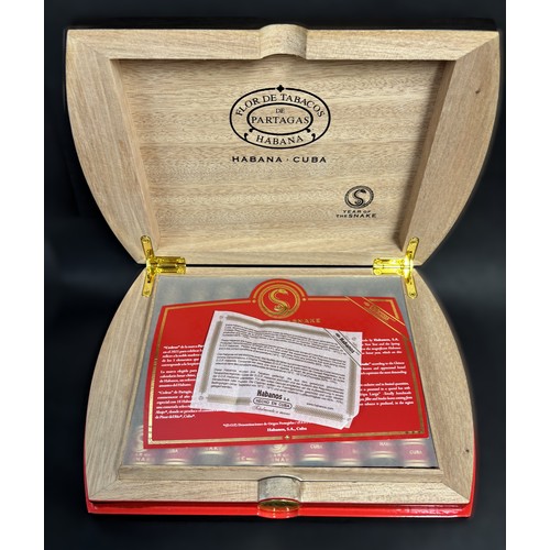 290 - Partagas 'Year of the Snake' Cigars, Habanos Festival 2025, size (135mm) x 50 robusto extra.Addition... 