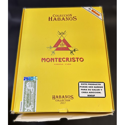 291 - Montecristo Pirámides book of 20 Cigars, part of the limited Colección Habanos series, 6 1/4
