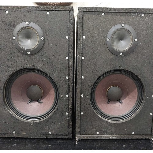 259 - A pair of Rogers LS1 teak cased speakers, Eminence Beta vintage speakers and a smaller pair.