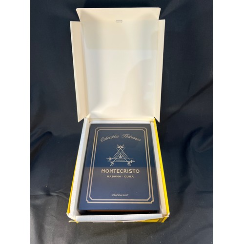 291 - Montecristo Pirámides book of 20 Cigars, part of the limited Colección Habanos series, 6 1/4