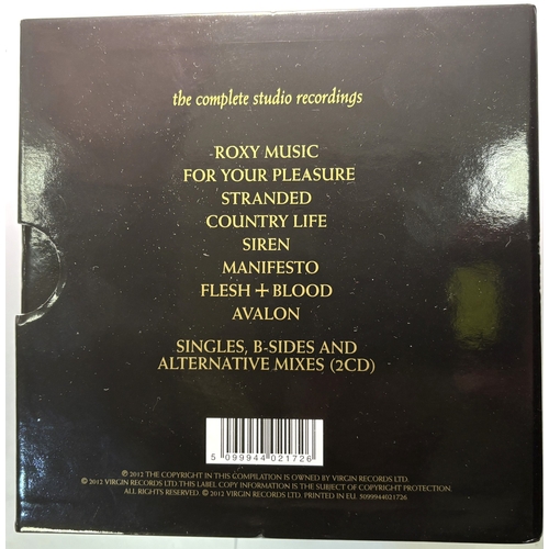 Roxy Music - The Complete Studio Recordings CD box set