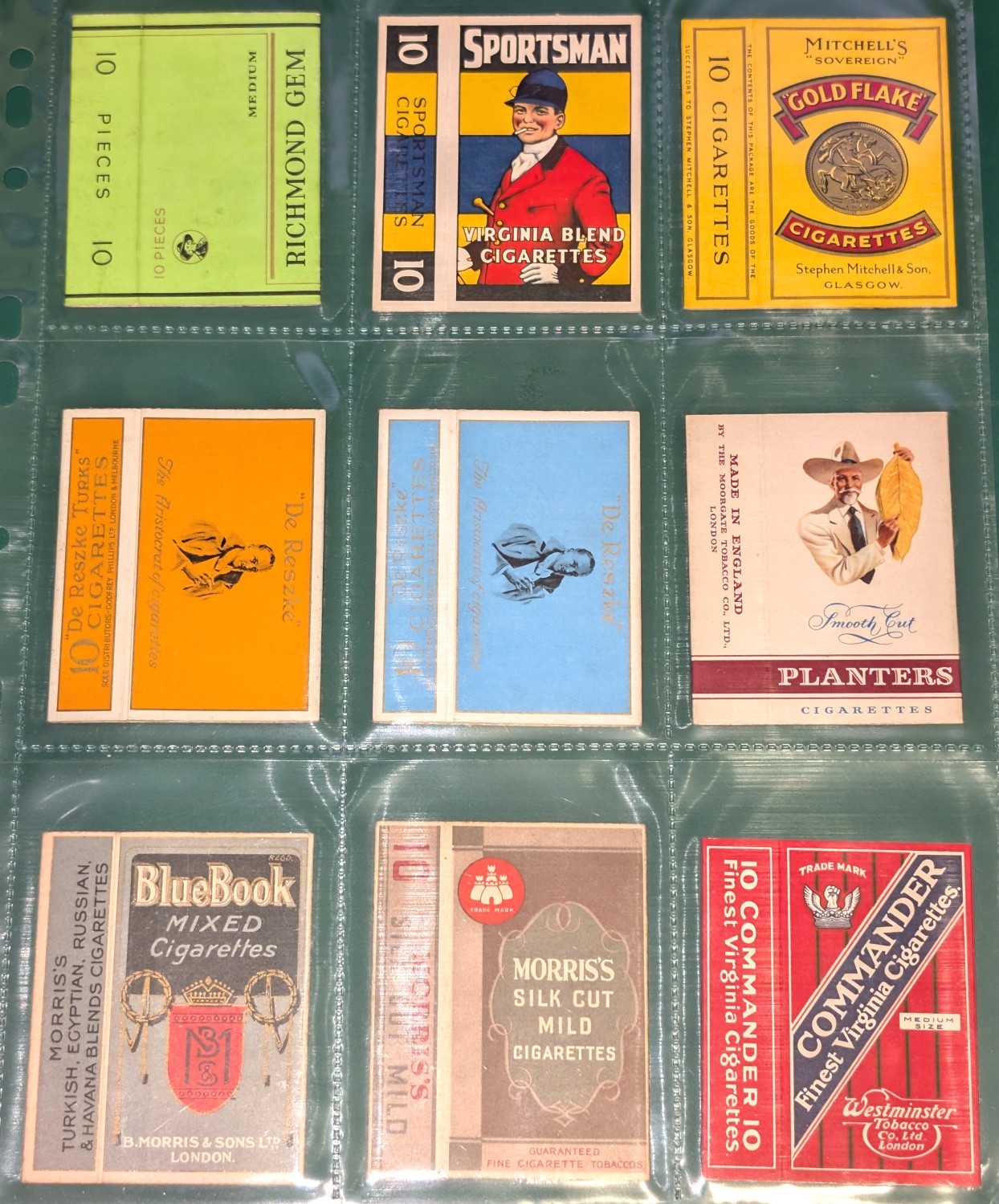 Cigarette packet hulls, advertising interest, British, global and naval ...