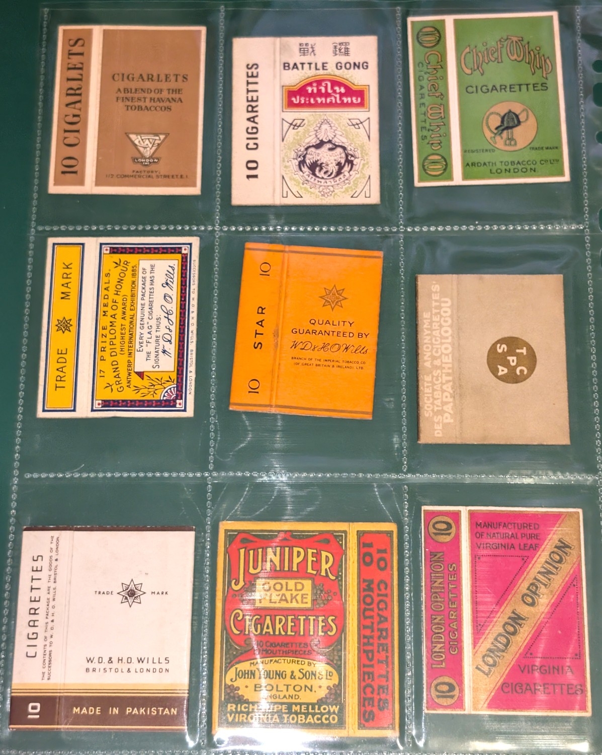 Cigarette packet hulls, advertising interest, British, global and naval ...
